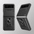 Motorola Razr 2023 Sliding Camera Cover Design TPU Hybrid PC Phone Case - Black