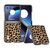 Motorola Razr+ 2023 ABEEL Black Edge Leopard Phone Case - Leopard Print