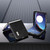Motorola Razr+ 2023 ABEEL Dream Litchi Texture PU Phone Case - Black