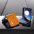 Motorola Razr+ 2023 ABEEL Dual Color Lichi Texture PU Phone Case - Orange