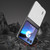 Motorola Razr+ 2023 ABEEL Dual Color Lichi Texture PU Phone Case - White