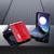 Motorola Razr+ 2023 ABEEL Genuine Leather Weilai Series Phone Case - Red Motorola Razr+ 2023 ABEEL Genuine Leather Weilai Series Phone Case - Red
