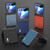 Motorola Razr+ 2023 ABEEL Haze Texture PU Phone Case - Dark Blue