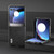 Motorola Razr+ 2023 ABEEL Two-color Calf Texture PU Phone Case - Black