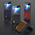 Motorola Razr+ 2023 ABEEL Two-color Calf Texture PU Phone Case - Brown