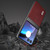 Motorola Razr+ 2023 ABEEL Two-color Calf Texture PU Phone Case - Red