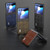 Motorola Razr+ 2023 ABEEL Weave Plaid PU Phone Case - Black