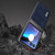 Motorola Razr+ 2023 ABEEL Weave Plaid PU Phone Case - Blue