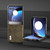 Motorola Razr+ 2023 ABEEL Weave Plaid PU Phone Case - Green