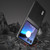 Motorola Razr+ 2023 ABEEL Wood Texture PU Phone Case - Black