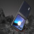 Motorola Razr+ 2023 ABEEL Wood Texture PU Phone Case - Blue