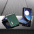Motorola Razr+ 2023 ABEEL Wood Texture PU Phone Case - Green Motorola Razr+ 2023 ABEEL Wood Texture PU Phone Case - Green