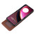 Motorola Razr+ 2023 Card Slot PU Leather PC Phone Case - Brown