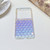 Motorola Razr+ 2023 Colorful Diamond Texture PC Phone Case - Gradient Pink Blue