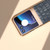 Motorola Razr+ 2023 Crocodile Texture Genuine Leather Phone Case - Blue