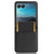 Motorola Razr+ 2023 Diamond Texture Leather Phone Case - Black