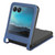 Motorola Razr+ 2023 Diamond Texture Leather Phone Case - Blue