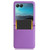 Motorola Razr+ 2023 Diamond Texture Leather Phone Case - Purple