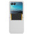 Motorola Razr+ 2023 Diamond Texture Leather Phone Case - White