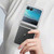 Motorola Razr+ 2023 Electroplated Three-piece Set Phone Case - Purple