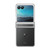 Motorola Razr+ 2023 Electroplated Three-piece Set Phone Case - Silver