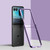 Motorola Razr+ 2023 Full Coverage Electroplate PC Transparent Phone Case - Purple