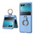 Motorola Razr+ 2023 GKK Ultra-thin PC Ring Holder Phone Case - Blue