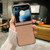 Motorola Razr+ 2023 Gradient Color Glitter Shockproof Protective Phone Case - Rose Gold