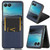 Motorola Razr+ 2023 Litchi Texture Card Slot Phone Case - Blue