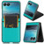 Motorola Razr+ 2023 Litchi Texture Card Slot Phone Case - Green