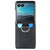 Motorola Razr+ 2023 Litchi Texture Leather Ring Wallet Phone Case - Black