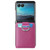 Motorola Razr+ 2023 Litchi Texture Leather Ring Wallet Phone Case - Purple