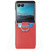Motorola Razr+ 2023 Litchi Texture Leather Ring Wallet Phone Case - Red