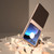 Motorola Razr+ 2023 Nano Electroplating Carbon Fiber Texture Phone Case - Dark Brown