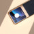 Motorola Razr+ 2023 Nano Electroplating Cross Texture Genuine Leather Phone Case - Blue