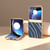 Motorola Razr+ 2023 Nano Electroplating Galactic Pattern Protective Phone Case - Blue