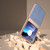 Motorola Razr+ 2023 Nano Plating Diamond Texture Phone Case - Blue