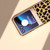 Motorola Razr+ 2023 Nano Plating Leopard Print Phone Case - Gold