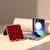 Motorola Razr+ 2023 Nano Plating Leopard Print Phone Case - Red