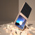 Motorola Razr+ 2023 Nano Plating Retro Litchi Texture PU Phone Case - Black