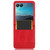 Motorola Razr+ 2023 Retro Texture Leather Phone Case - Red