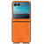 Motorola Razr+ 2023 Sewing Cow Pattern Skin PC + PU + TPU Phone Case  - Yellow