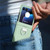 Motorola Razr+ 2023 Skin Feel Silicone Foldable Phone Case with Ring - Light Green