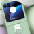 Motorola Razr+ 2023 Skin Feel Silicone Foldable Phone Case with Ring - Sky Blue