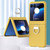 Motorola Razr+ 2023 Skin Feel Silicone Foldable Phone Case with Ring - Yellow
