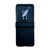 Motorola Razr+ 2023 Solid Color Leather Texture Three-stage Phone Case - Black