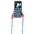 Motorola Razr+ 2023 Woven Texture Phone Case With Lanyard - Blue