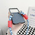 Motorola Razr+ 2023 Woven Texture Phone Case With Lanyard - Blue