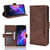 TCL 30 XL Skin Feel Calf Texture Card Slots Leather Phone Case - Brown