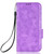 TCL 40 R Symmetrical Triangle Leather Phone Case - Purple